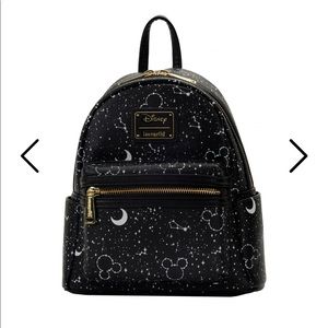 Loungefly Disney Mickey Constellation AOP Glow the Dark Mini Backpack Exclusive!
